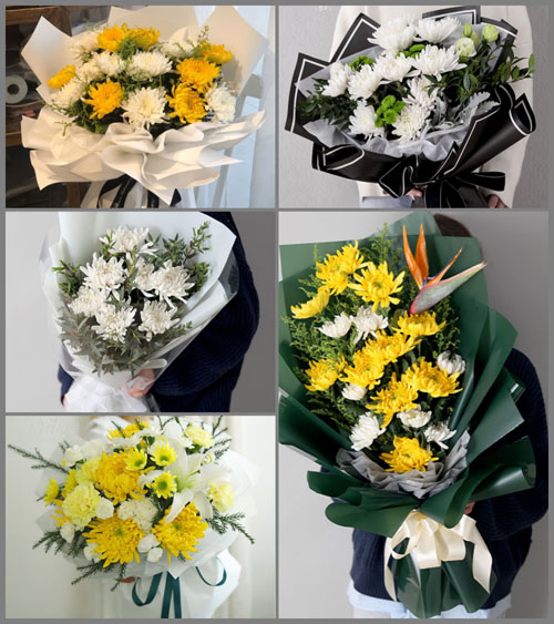 广东珠海市香洲区南屏镇白事花束代送